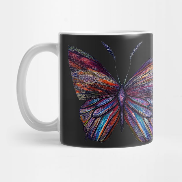 Beautiful Colorful Aesthetic Watercolor Butterfly Art | Special Watercolor Hand Drawing Cute Butterfly / Monarch Animals Series -89 by PetinHeart